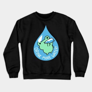 Drink more water - Froggy Crewneck Sweatshirt